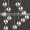 Zhongshan made led round  kitchen pendant light glass