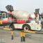 China Famous Brand self-loading mobile Concrete Mixer