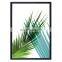decorative picture Modern and fashionable household decoration classical greenery glass painting Hot ink printing