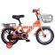 Mini kids bikes 12 inch with alloy rim wheels/steel basket and rear carrier girls bikes/wholesaler cheap price kid bicycle