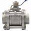 Bundor Stainless Steel Female Thread Ball Valve 4 inch 100mm 3PC Ball Valve