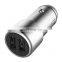 Original Xiaomi ZMI Car Charger Dual USB QC3.0 Quick Charge 5V 2.4A Metal Apply for iPhone Samsung iPad Huawei LG Smartphone