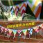 Colorful Chervon Flag DIY Garland Fabric Bunting Party Bunting Baby PL020