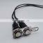 High quality CNC mount ON-OFF double LED button hazard light motorcycle headlight horn turn signal engine start kill switch