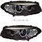 upgrade to white LED angel eyes LED light brow HID XENON headlamp headlight 2014-2017 for BMW 5 series F18 halogen 2011-2013