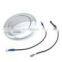 Chrome Billet Aluminum Steering Wheel Horn Button Fits 9 Bolts Steering Adapter