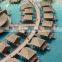 Maldives beach hotel miniature model