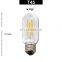 E26 E27 LED Filament Home Decor Edison Bulb Lighting T45 Transparent Tubes