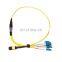 8/12/24 Core MPO/MTP OM3/OM4 breakout Harnesses Cable MPO to LC Fiber Optic Patch Cord