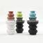 2021 round candy color ins decoration living room ceramic donut gourd hulu vase