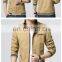2020 autumn and winter youth plus velvet overalls men's loose cotton jacket customization