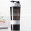 Bpa Free Plastic High Quality 600 ml Plastic Protein Powder Shakers Sport Water Bottles