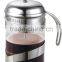 brush coffee maker, coffee press with stainless steel filter, bright coffee pot