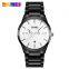 SKMEI 9140 Fashion Stainless Steel Minimalist Watches Complete Calendar Simple Japan Quartz Watch