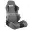 JBR 1044 Series Adjustable Universal Lie Down Cloth Fabric Car Racing Seat