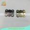 small bicolor butterfly shape quadripuntal metal 180 degree concealed hinge