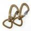 Wholesale 7075 Anodized Aluminum Swivel Carabiner Hooks With Auto Locking