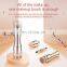 Private Label Travel Foundation Blush Cosmetic Kit Lips and Eyebrow Makeup Brushes 4 in 1 Set