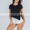 Stylish ladies smart Casual short body sheer Mesh sexy ladies Crop tops shirt
