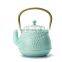 The Best Selling Chinese Antique Black Enamel Cast Iron Teapot