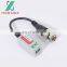 YUXUN CCTV Power Video Balun BNC to RJ45 Converter With Power