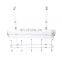 PS Over Door Shower Caddy with Drill-Free Installation  - Hanging Shower Basket