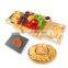 Natural Bamboo Cheese Charcuterie Platter Serving Tray Board Cutlery Set