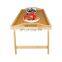 Bamboo Foldable Breakfast Table Bed Tray Table with Legs Bamboo Serving Trays with Handles