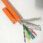 Drag chain cable Low temperature, cold, and freezing resistant -6020305040 ° C High flexibility over Category 5 and Category 6 shielded network cables