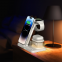 High-end 3-in-1 15W Multi-function Wireless Fast Charge Compact Portable Mobile Phone Watch Headset Wireless Charger