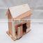 garden new unfinished wooden bird house wholesale decoration handmade birdcage