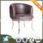 Fabric stainless steel legs leisure arm chair                        
                                                                                Supplier's Choice