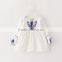 Plain Cotton Baby Dresses With Emboridery Floral