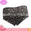 Simple elegant muti-pattern black women bra panty/boyshorts/underpants