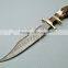 CITIZEN KNIVES, BEAUTIFUL CUSTOM HAND MADE DAMASCUS STEEL HUNTING BOWIE KNIFE