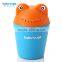 cute frog shape rinse cup for hair washing