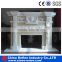 Cheap white marble fireplace insert