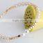 New Women Pearl Bangles Rose Gold Plated Charm Bracelets Fashion Jewelry