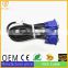 Factory direct sell vga cable, VGA15 Male monitor cable with 2 ferrites,best suit for vga cable distributor