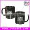 Best selling heat transfer color changing mug ceramic coffee mug by yrbs