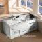 Rectangle massage bathtub with mian control panel (G670)