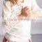 hot selling girls blank ruffle sleeve t shirt long sleeves shirt