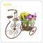 Garden balcony bicycle flower pot removable holder for home deco