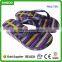 ROWOO Rainbow Wholesale colourful wedge platform flip flops