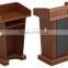 Good quality hotel wooden pulpit, hotel podium, hotel rostrum