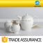 9" white durable ceramic coffee pot