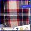 china supplier yarn dyed 100% cotton plaid shirt fabric