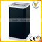 shopping mall usage square ground stainless steel trash bin