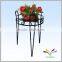 China supplier high quality wholesale antique fancy decorative metal garden corner flower pot stand for wedding