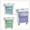 BK806 stainless steel medical mobile trolley cart wheels